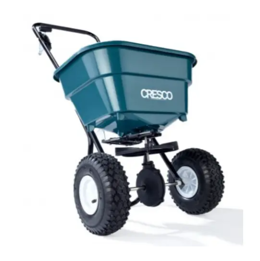 Розкидач добрив ручний Cresco CR20 (пневматичні колеса, бункер 30л; для 26кг)