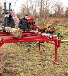 Напівавтоматична машина для різання і розколу дров Brugger SA48 Pro